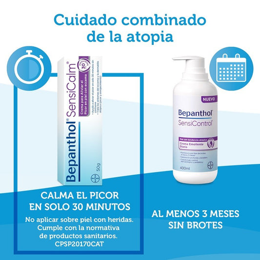 BEPANTHOL SensiControl Crema Emoliente diaria 400ml + BEPANTHOL SensiCalm Crema 50gr