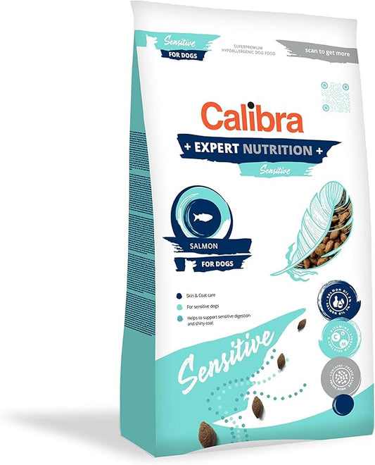Calibra Dog Expert Nutrition Sensitive Salmon Dry Food 12Kg