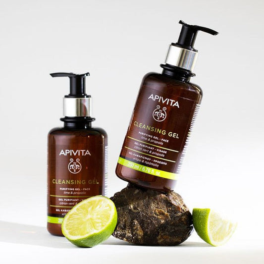APIVITA Propolis and Lime Cleansing Gel for Oily and Combination Skin 200ml