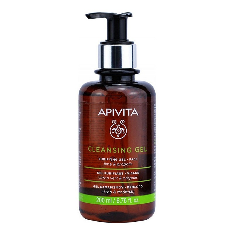 APIVITA Propolis and Lime Cleansing Gel for Oily and Combination Skin 200ml