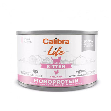 Calibra Cat Life Tin Kitten Chicken 6 x 200 g