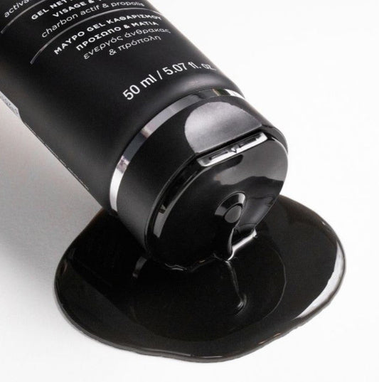 Apivita Black Detox Cleansing Gel for Face and Eyes 50ml