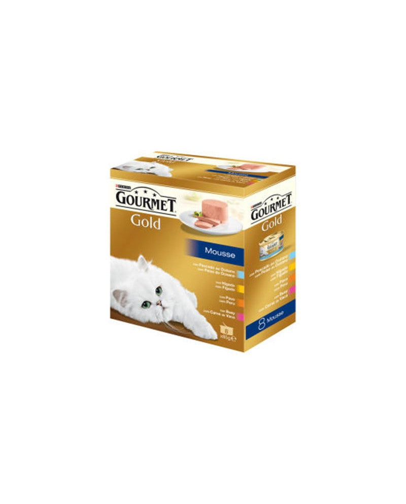 Purina Gourmet Gold Multi Mousse Wet Cat Food 12 x 85g