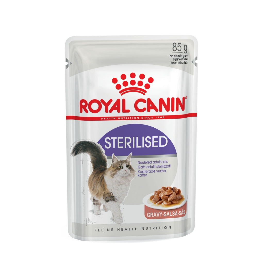Royal Feline Adult Sterilized Salsa Pouch Box 12x85g