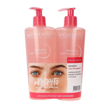 BIODERMA Sensibio Gel Moussant Piel Sensible DUPLO 500ml + 500ml