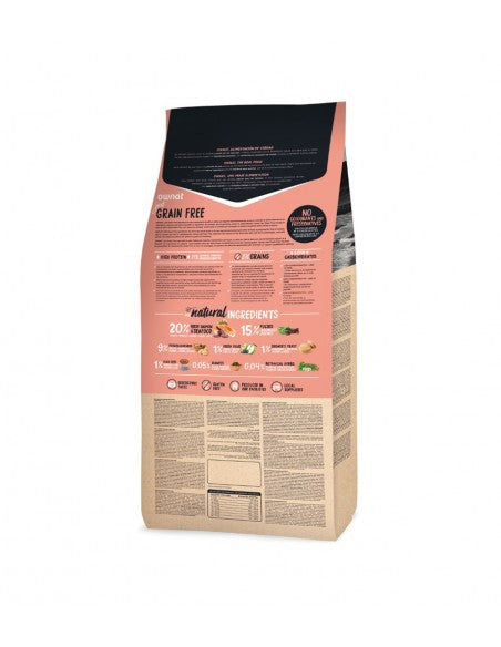 Ownat Just Canine Adult Grain Free Salmon Alimento Seco 14kg