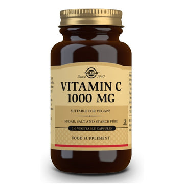 SOLGAR Vitamina C 1000mg 250 Cápsulas Vegetales
