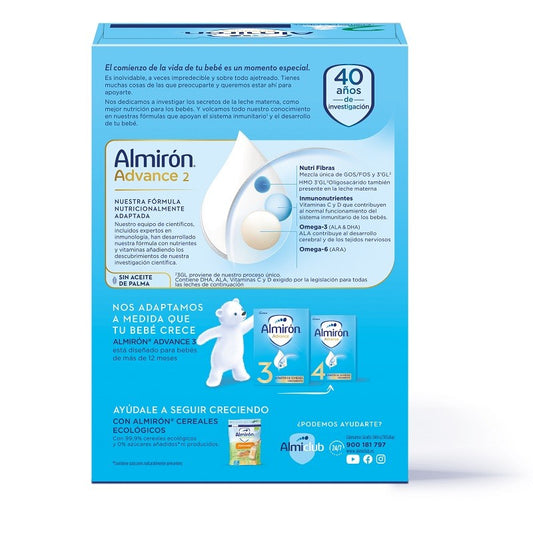 ALMIRÓN Advance 2 con Pronutra Leche de Continuación 1200gr NUEVA FÓRMULA