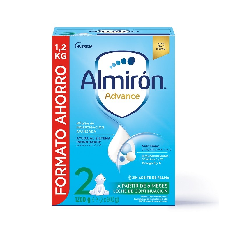 ALMIRÓN Advance 2 con Pronutra Leche de Continuación 1200gr NUEVA FÓRMULA