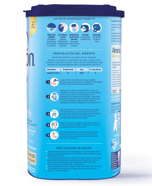 ALMIRÓN Advance 3 con Pronutra Leche de Crecimiento 800gr NUEVA FÓRMULA