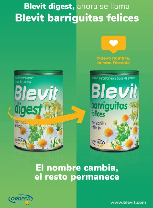 BLEVIT Digest Infusión Instantánea Pancitas Felices 150g