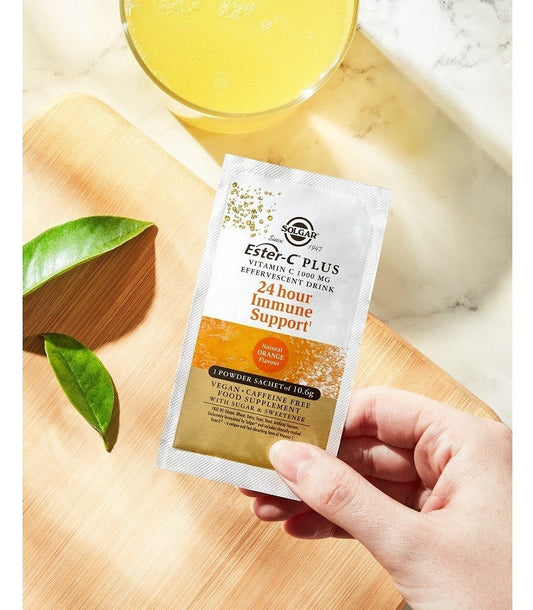 SOLGAR Ester-C Plus Vitamina C 1000mg Efervescente 21 sobres