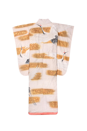 20th Century Japanese Ivory Wedding Kimono