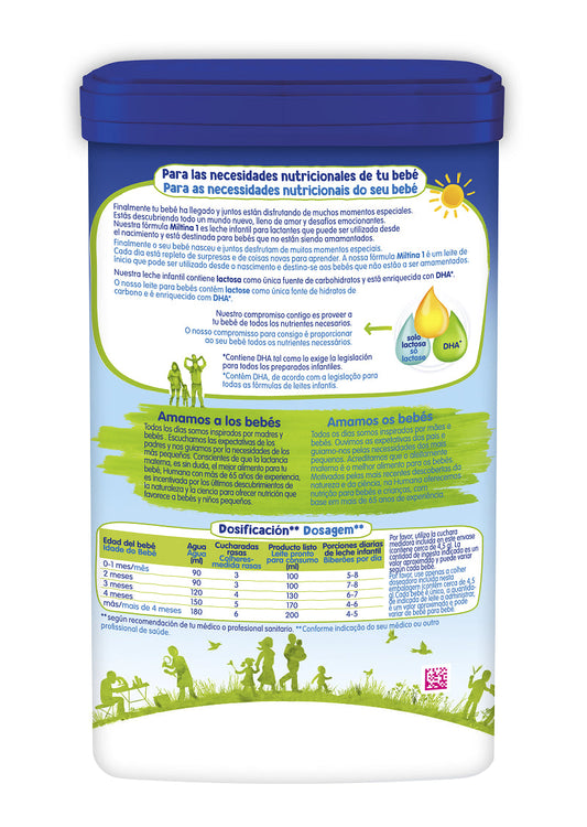 MILTINA 1 Leche de Inicio para Lactantes 800gr