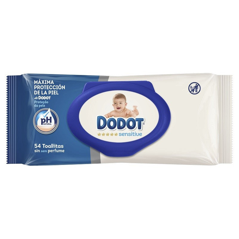 DODOT Sensitive Toallitas para Bebés 54 toallitas