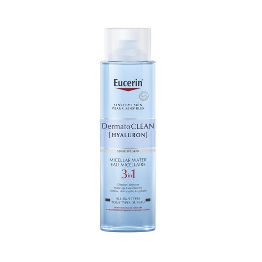 EUCERIN Agua Micelar DermatoCLEAN (Hyaluron) 3 en 1 (400ml)