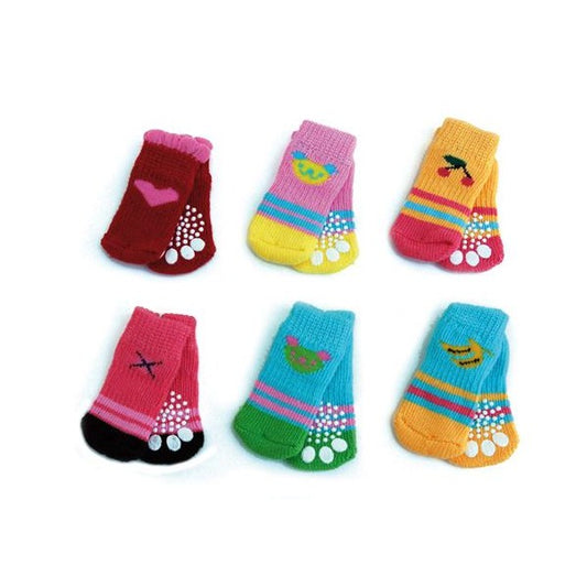 Freedog Calcetines Antideslizantes Surtidos 4 ud