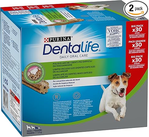 Purina Dentalife Snack para Perros Pequeños Sabor Pollo 54 sticks