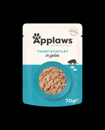 Applaws Filete de Atún en Gelatina Alimento Húmedo 16 sobres 70g