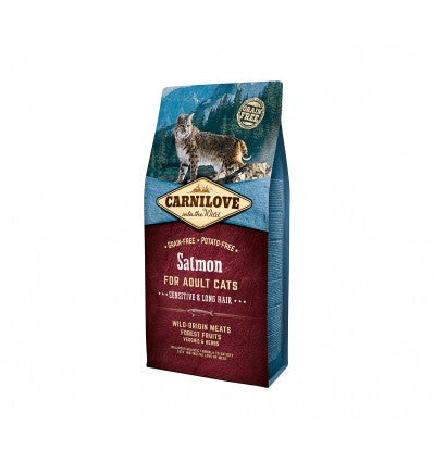 Carnilove Adult Salmon Sensitive Long Hair Alimento Seco 6Kg