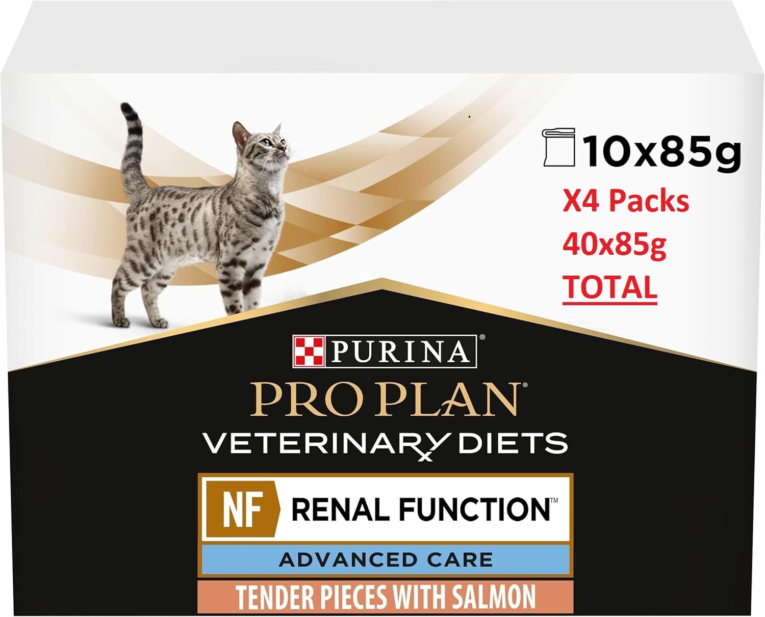 Purina Pro Plan Vet Feline NF Renal Function Comida Húmeda 10x85g