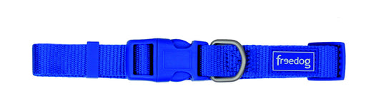Freedog Basic Collar para Mascotas Nylon Azul 35-60cm