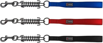 Freedog Correa Nylon con Muelle Gun Negra 45cm