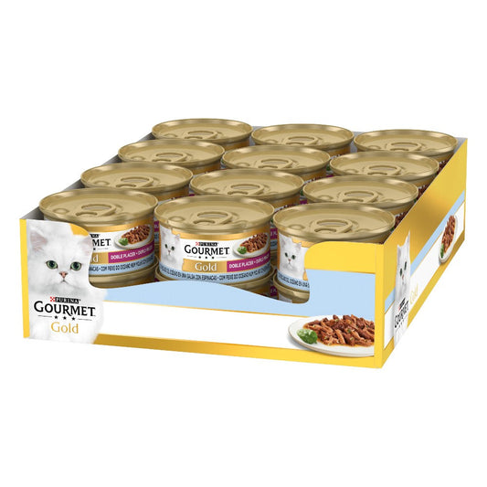 Purina Gourmet Gold Double Pleasure Wet Cat Food 24 x 85g
