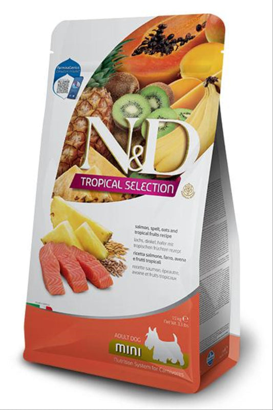 Farmina N&amp;D Mini Salmon Dry Food 1.5kg