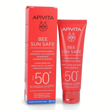APIVITA Bee Sun Safe Hydra Sensitive Soothing Facial Cream SPF50 (50ml)