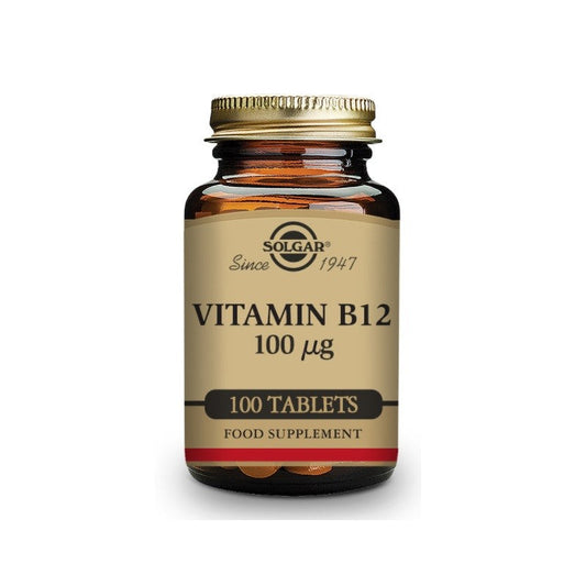 SOLGAR Vitamina B12 100μg (Cianocobalamina) 100 comprimidos
