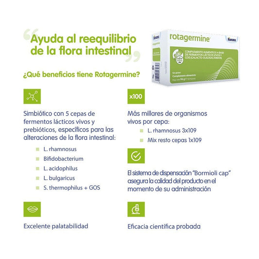 ROTAGERMINE Probióticos 10 Frascos