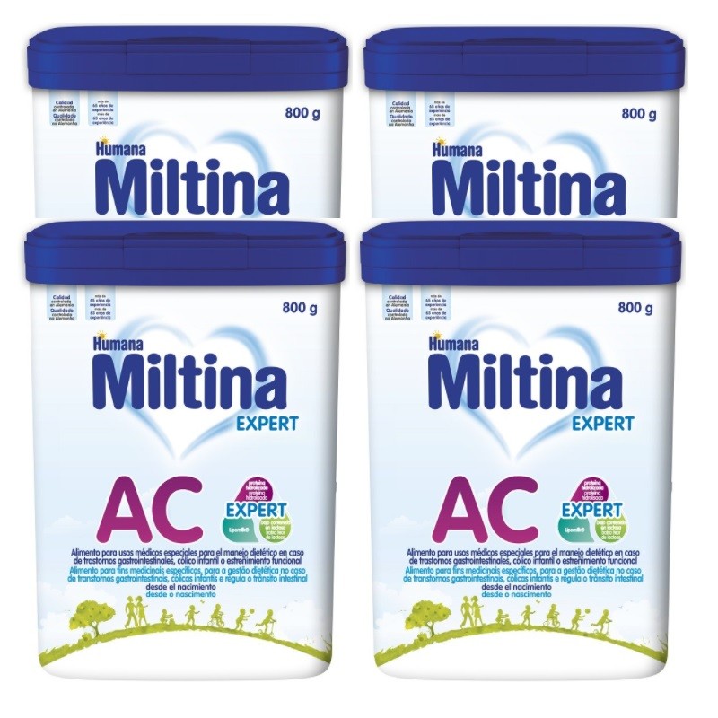 MILTINA AC Expert Leche de Inicio PACK 4x800gr