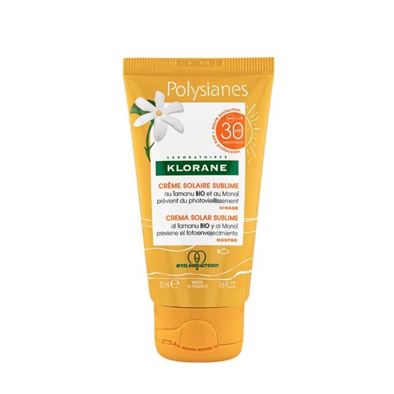 KLORANE POLYSIANES Crema Solar Sublime SPF30 Rostro 50ml