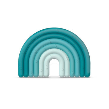 SUAVINEX Mordedor de Silicona +0m Arcoirirs Azul Etapa 1