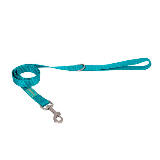 Freedog Correa Nylon Basic Turquesa 120cm