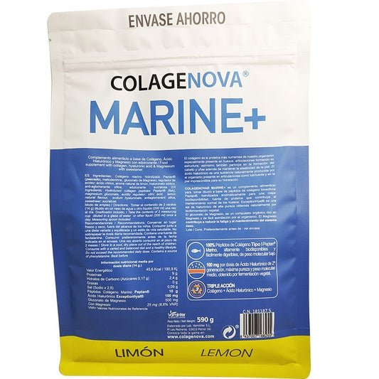COLAGENOVA Marine Movilidad y Belleza sabor Limón bolsa 590gr - Vaminter