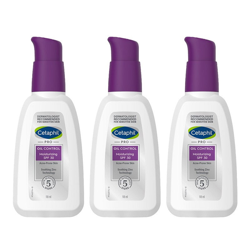 CETAPHIL Triplo CETAPHIL PRO Oil Control hidratante con SPF 30 3x118ML