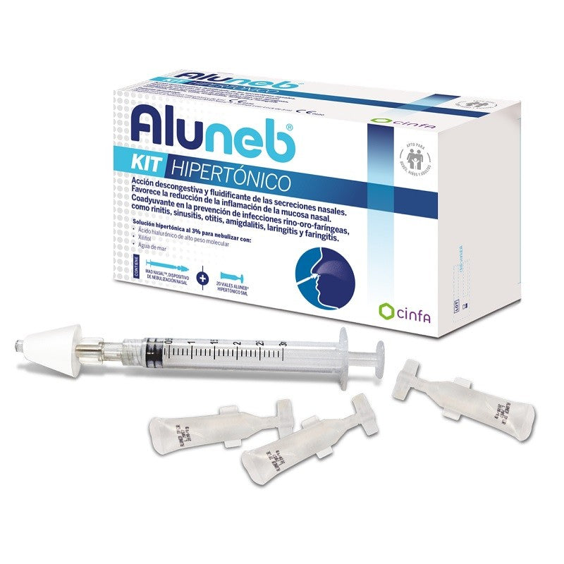 Aluneb Kit Hipertónico 20 viales de 5ml + 1 Dispositivo