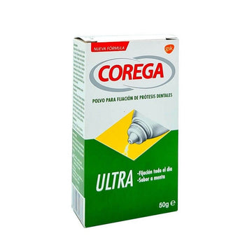 COREGA Ultra Polvo Fijador Prótesis Dentales 50g