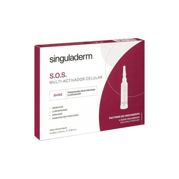 SINGULADERM S.O.S. Shine Sérum Iluminador 4 Viales