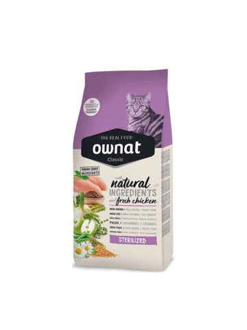 Ownat Prime Feline Adult Sterilized Dry Food 3kg