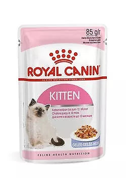 Royal Canin Kitten Gravy Wet Food 12 pouches 85g