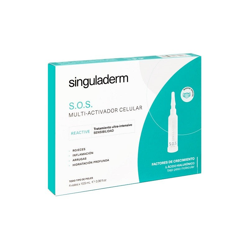 SINGULADERM S.O.S. Reactive Sérum Pieles Reactivas 4 Viales
