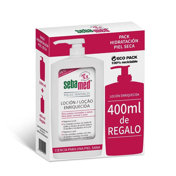 SEBAMED Loción Enriquecida Piel Sensible, Normal y Seca 1L + 400ml de REGALO