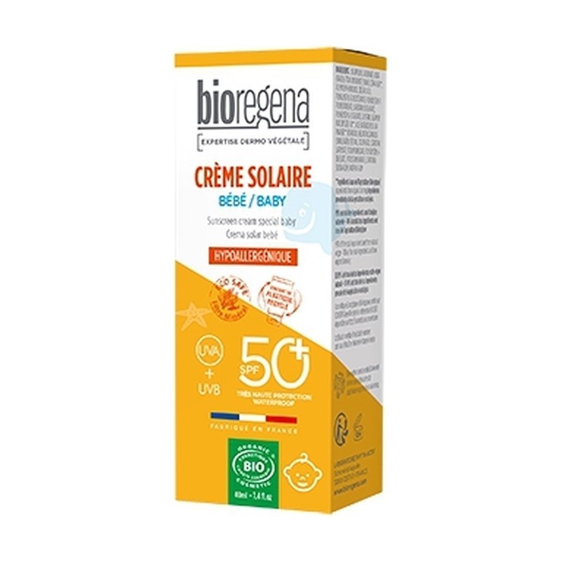 BIOREGENA Crema Solar Bebé SPF50+ BIO (40ml)