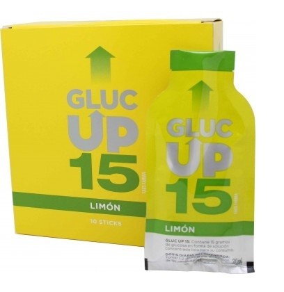 GLUC UP 15 Sabor Limón 5 Sticks