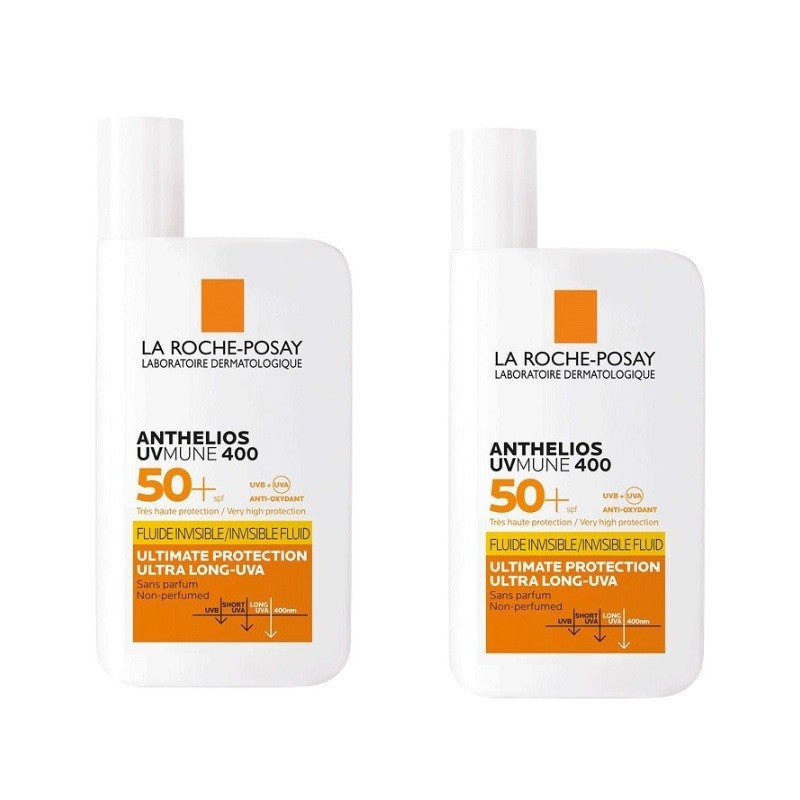 ANTHELIOS UV-MUNE 400 Invisible Fluid SPF 50+ DUPLO (2x50ml) LA ROCHE POSAY
