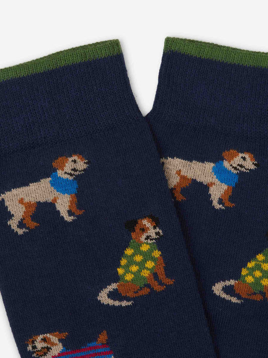 Calcetines Tricolor Canalé