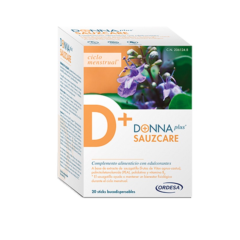DONNA PLUS Sauzcare Complemento Alimenticio Bienestar Menstrual 20 Sticks